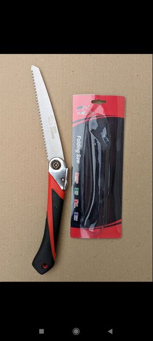 Пила садова з чехлом з кобурою   сталь Японія  Sk5 сталь 300 мм 210 мм