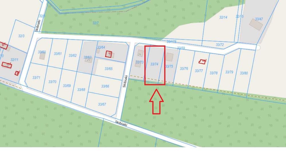 DZIAŁKA 10 arów Radawa