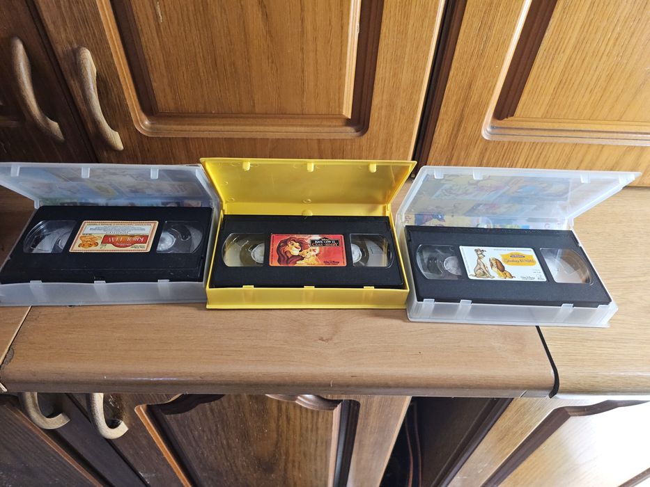 3x Bajki Video VHS