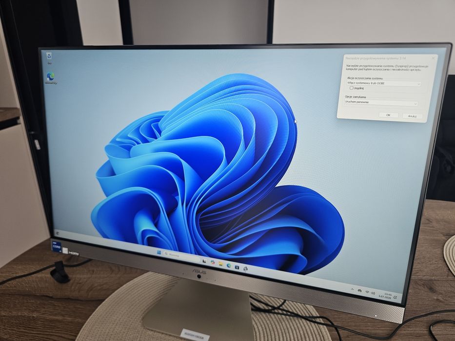 Komputer ASUS All-in-One 24" | i5-11Gen / 8GB / 500GB SSD | Win11 jak NOWY