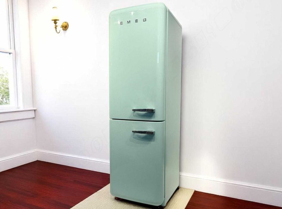 Холодильник SMEG FAB 32 LPG5 бірюзовий, ретро дизайн, бу, Італія
