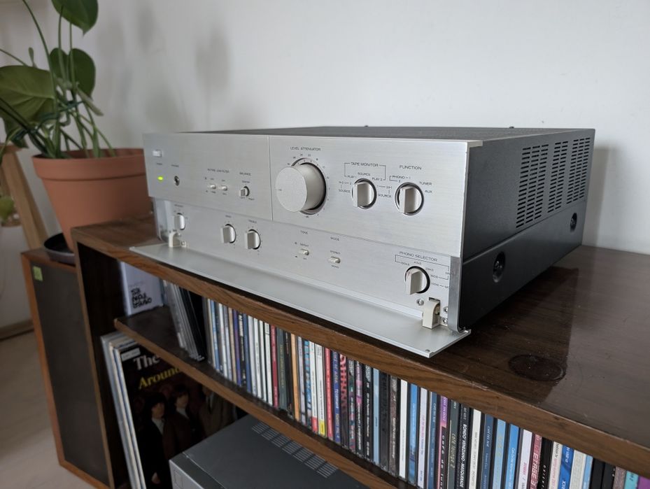 Hitachi HA7700 topowy wzmacniacz stereo, 16kg, dual mono, vintage 79r