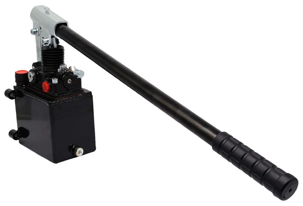 POMPA HYDRAULICZNA Ręczna Dwustronna 25cm3 PRBD + Zbiornik 1L [4369]