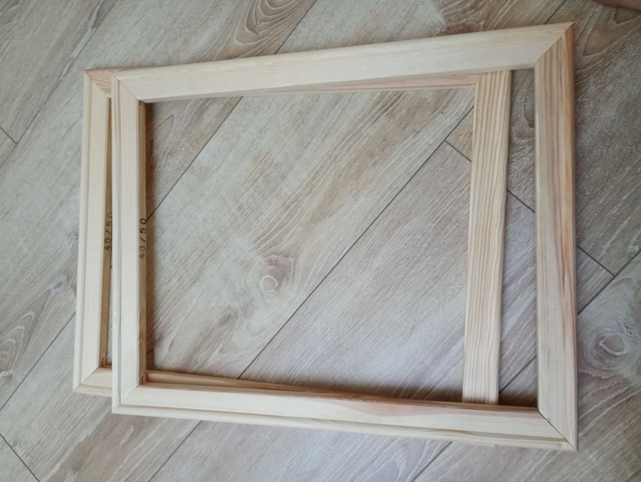 Ramka drewniana na obraz 50x40 surowa