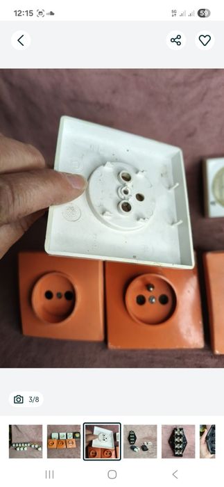 Stare kolekcjonerskie oprawki elektryczne ¹⁵⁵