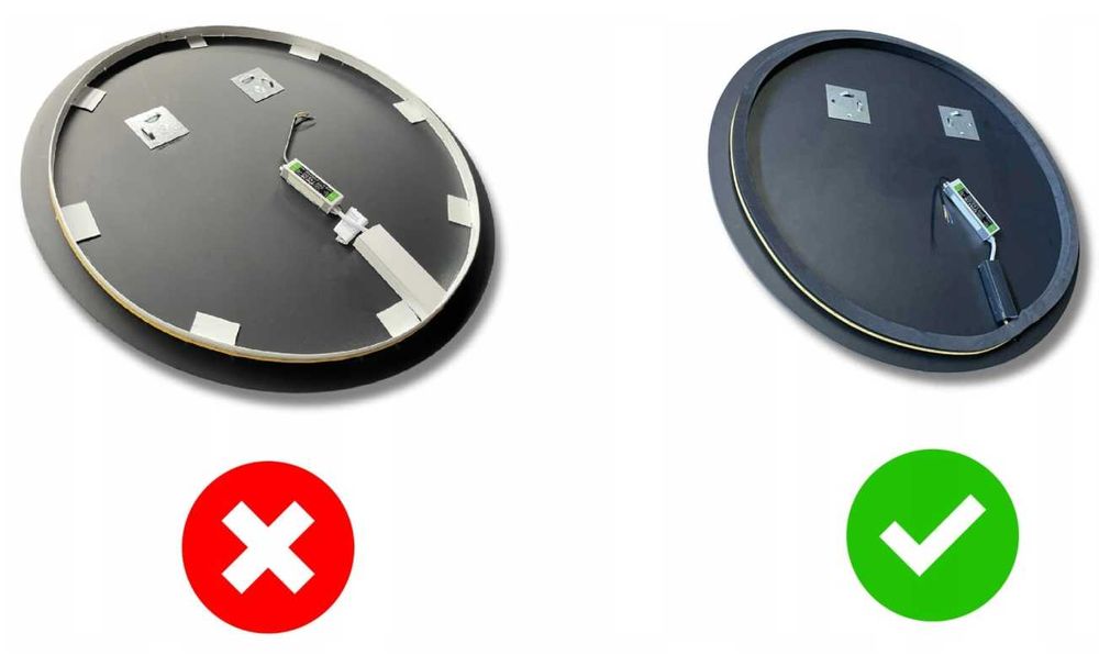 Lustro LED 70 cm Okrągłe IP65 –Zmiana Barwy, Montaż w Zestawie PREMIUM