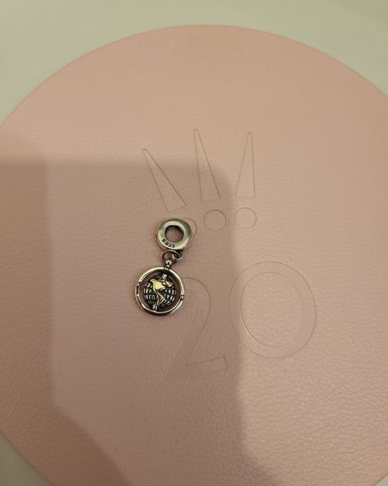 Wirujący świat charms do bransoletki Pandora