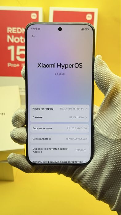 Топовий смартфон Xiaomi Redmi Note 15 Pro+ 5G Black 8GB | 256GB