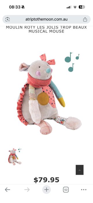 Брязкальця іграшки гризунці для найменших haba tiny love moulin roty