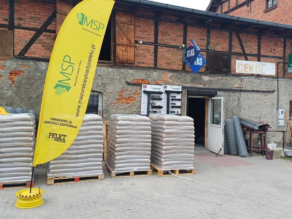 Pellet z Mazur  - Mazurskie składy pelletu -PUNKT JEZIORNY / KRYS-BUD