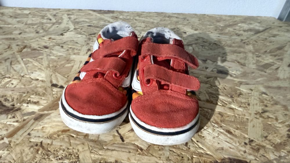 Vans Criança - vermelho 22,5