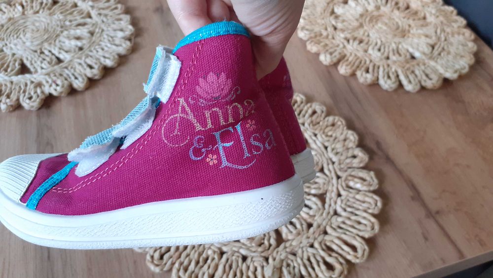 Trampki disney rozm.26 kraina lodu brokat