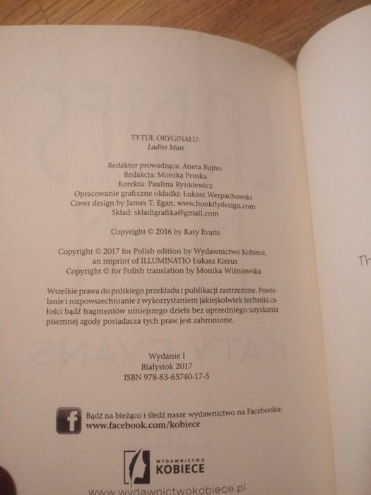 Książka Ladies Man - Katy Evans 2017