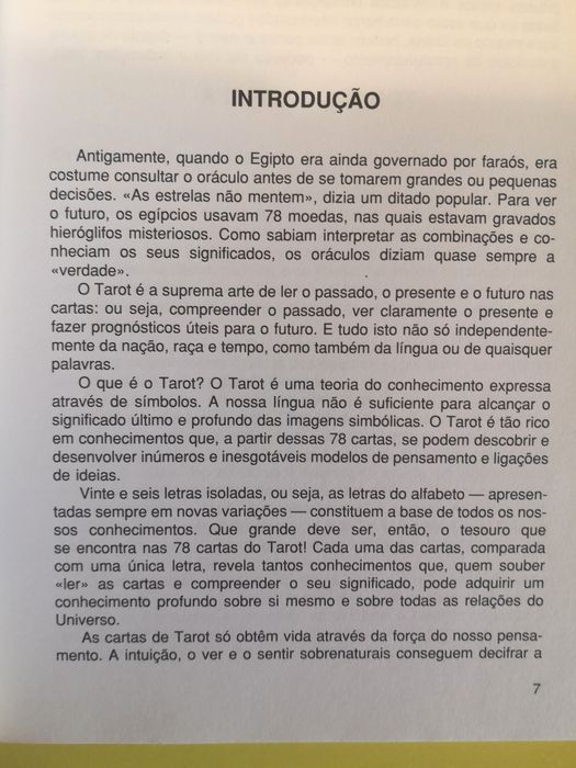 Livro "Tarot - o que dizem as cartas?"