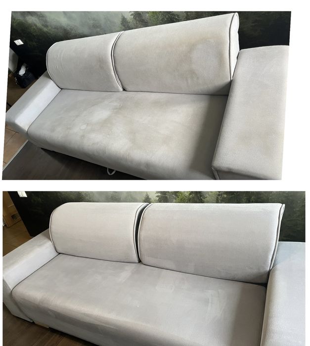 Pranie profesjonalne czyszczenie tapicerki kanapa narożnik