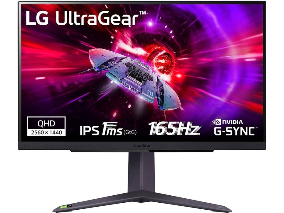 Monitor LG 27" UltraGear 27GR75Q-B LED IPS QuadHD 165Hz G-Sync