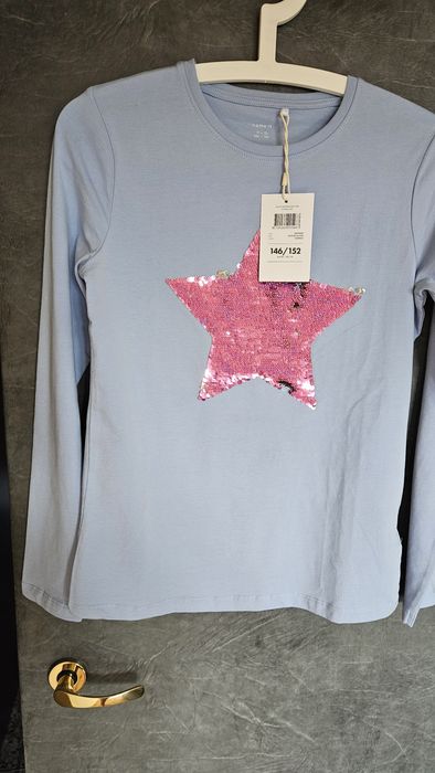 Name it bluzka z długim rękawem dla dziewczynki 146/152. Nowa z metką