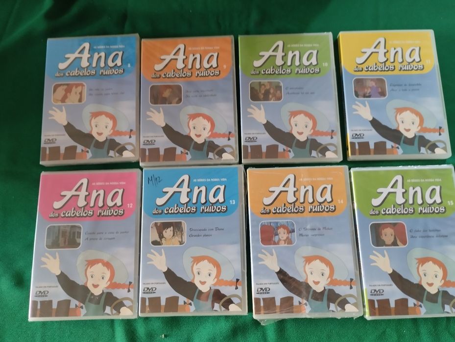 Coleção 15 DVDs ANA cabelos ruivos