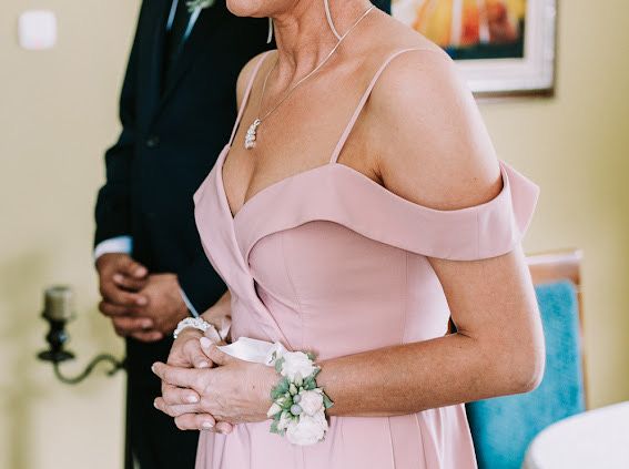 Sukienka Emo  - Elizabeth- pudrowy róż