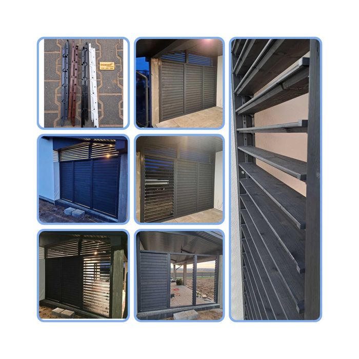 Żaluzje ogrodowe / ruchome deseczki