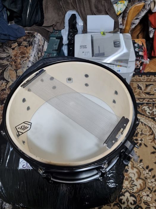 Werbel drewniany 14"x6.5" Tama woodworks black edition drewno topola 8