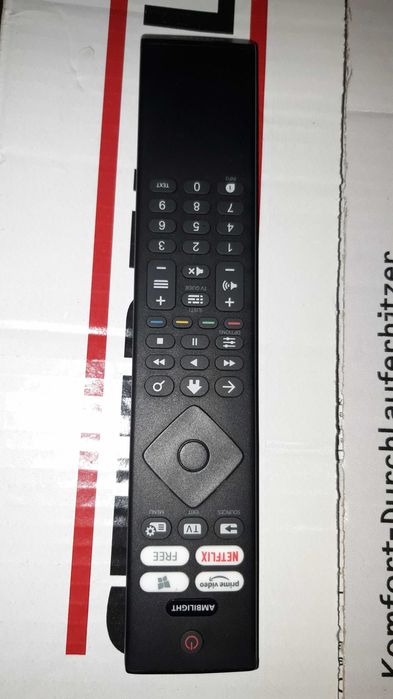 Oryginalny Pilot  Philips AMBILIGHT czarny