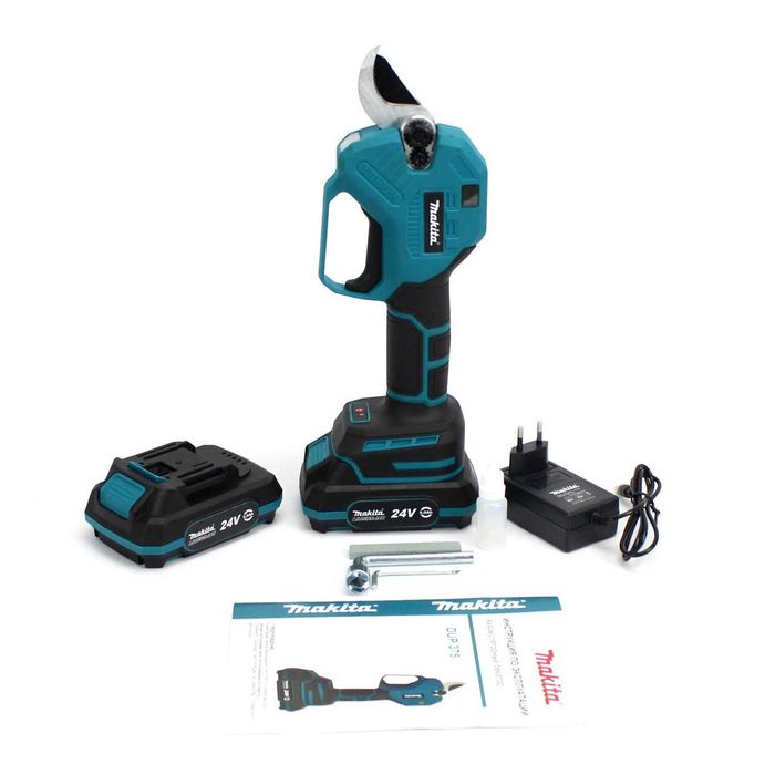 Секатор акумуляторний Makita DUP375 (24В, 5Ач) АКБ Макіта