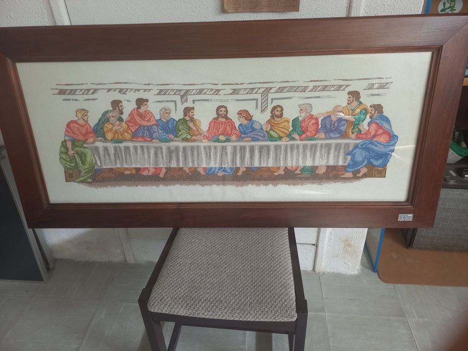 Quadro decorativo ultima ceia de Cristo