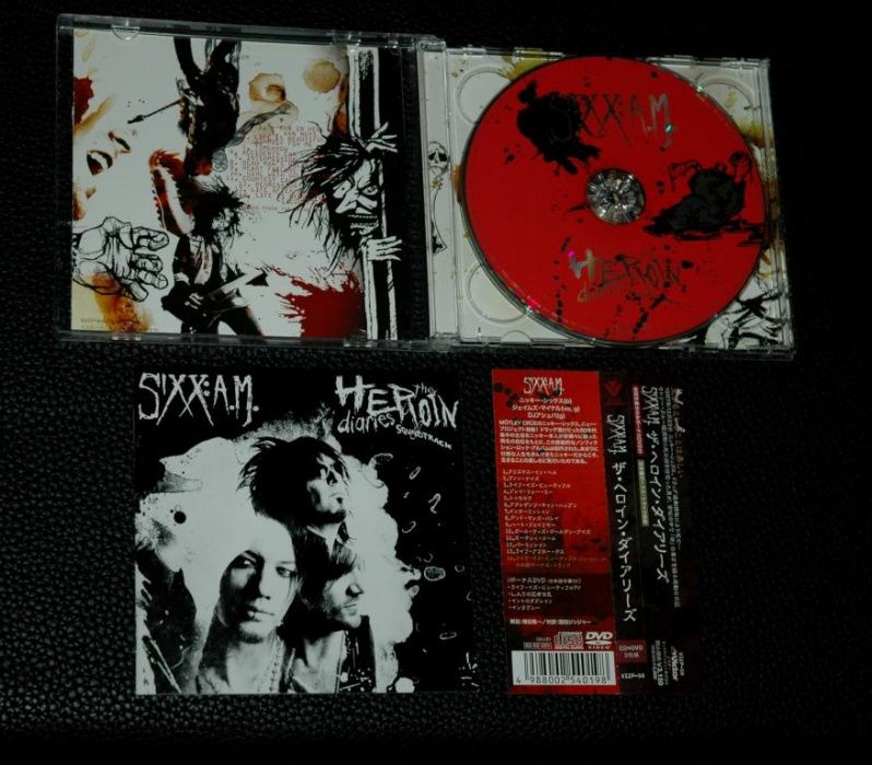 SIXX:A.M. - The Heroin Diaries. CD+DVD.Japan.OBI. Motley Crue.