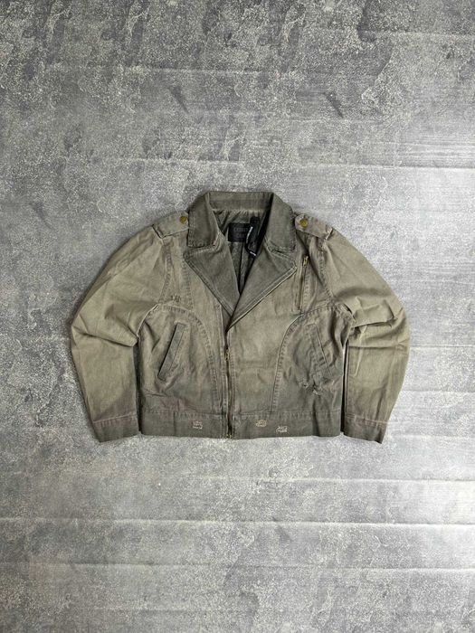 Куртка джинсовая оливкова jacket джинсовка indee sleeze косуха
