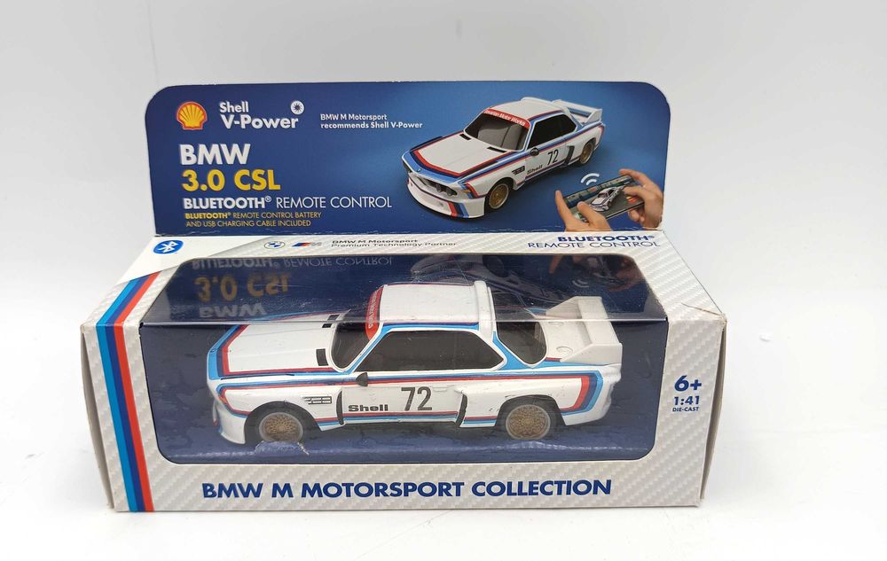 Auto zdanlnie sterowane BMW 3.0 CSL Motorsport Shell – RC Bluetooth