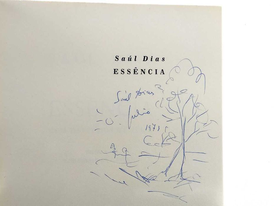 Saúl Dias – Júlio – Livro com desenho original