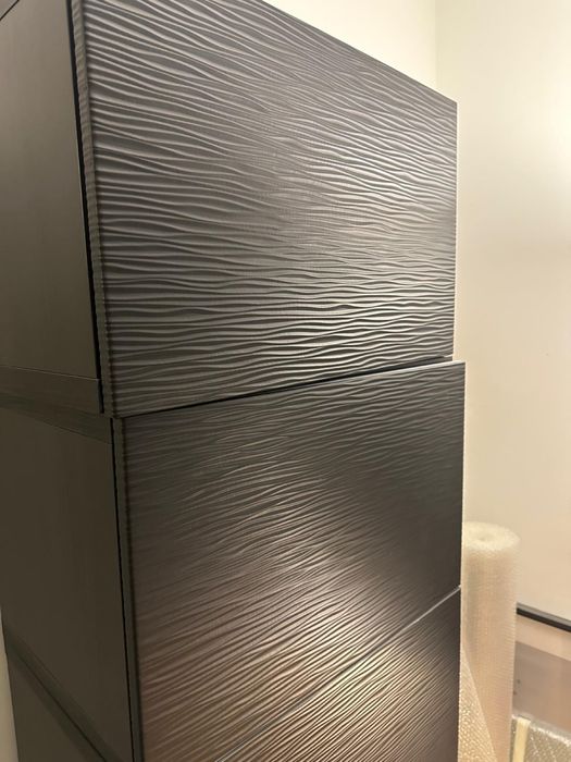 Conjunto 5 Módulos IKEA BESTA + Portas LAXVIKEN – Elegância e Arrumação