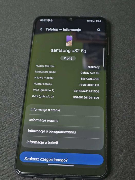 Smartfon Samsung A 32 5G 64GB