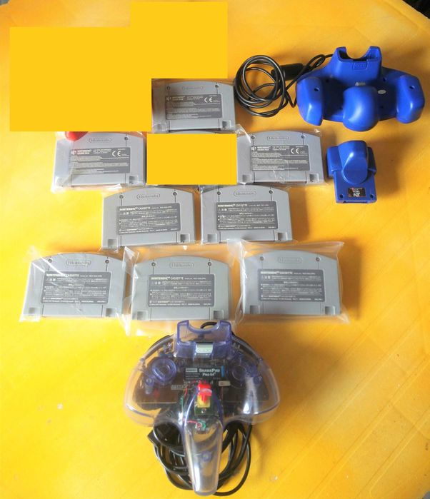 3 Controllers and 8 Games::Nintendo 64::N6464737969274753122