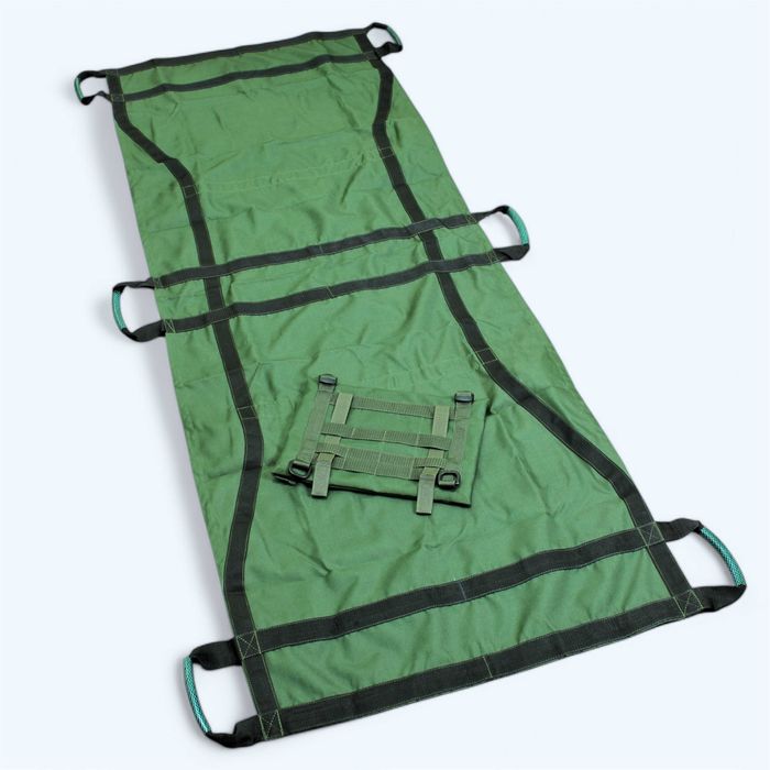 Ноші евакуаційні безкаркасні тактичні м'які. Носилки військові складні