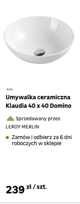 Umywalka ceramiczna
