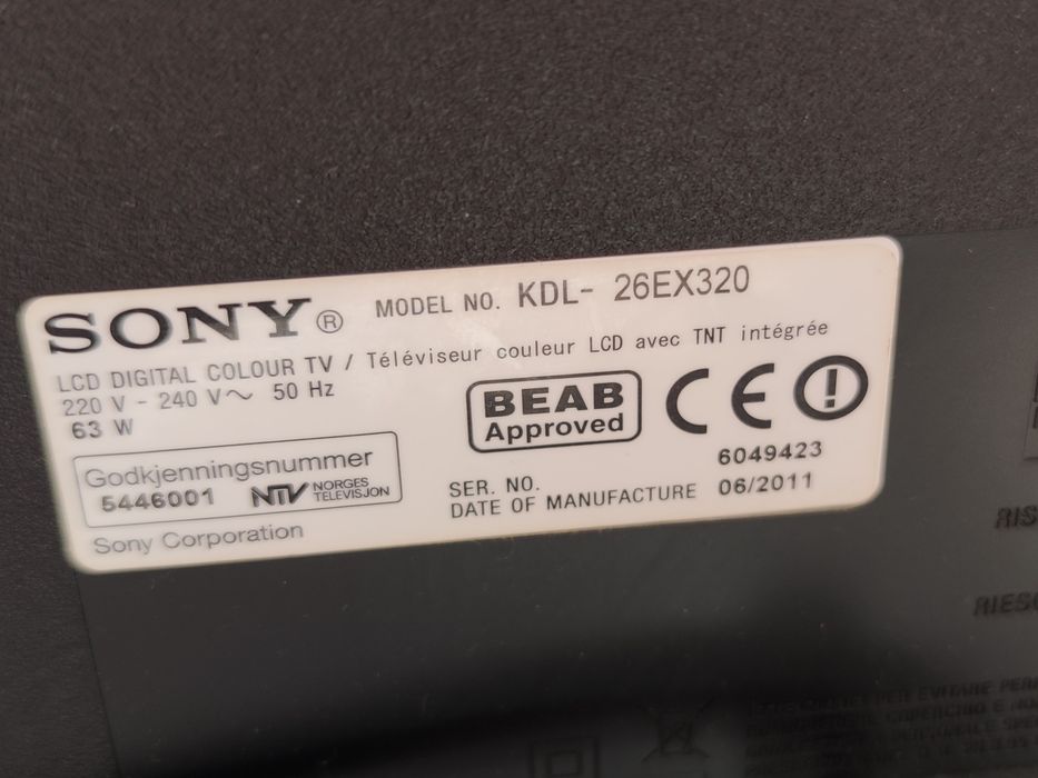 Telewizor Sony Bravia kdl-26EX320