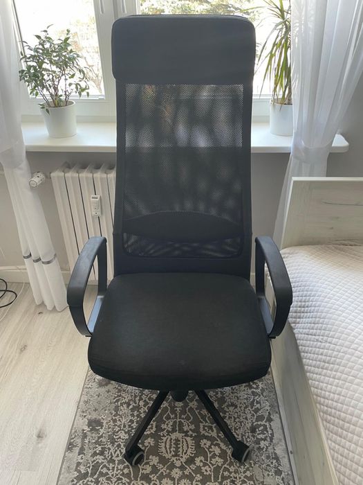 Fotel biurowy IKEA Markus szary
