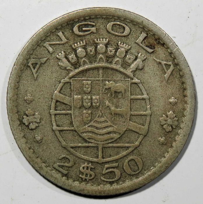 Angola Portuguesa - 2,5 Escudos 1953 & 1956 "Dificeis" / MBC