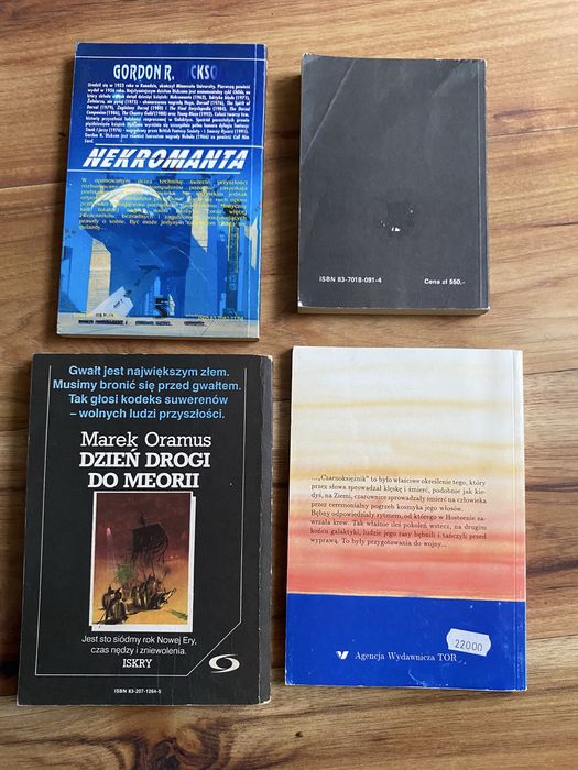 Dzień drogi do Meorii - Marek Oramus + 3 książki fantastyka