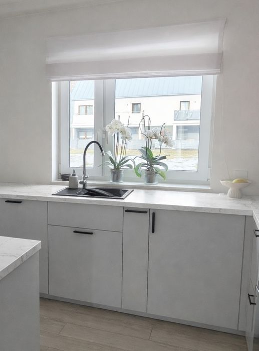 Roleta rzymska biała