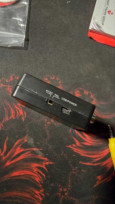 Конвертер HDMI на AV RCA тюльпан перехідник адаптер 1080p