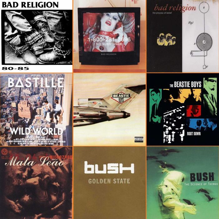 72 CDs - ROCK - Muito Bom Estado