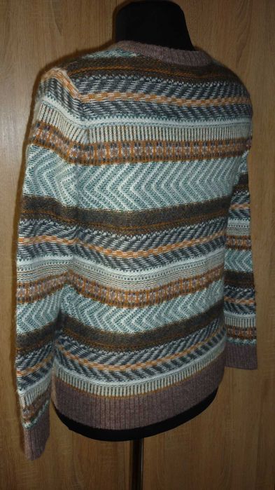 Fat Face-  grubszy sweter r; m/l  z alpaką