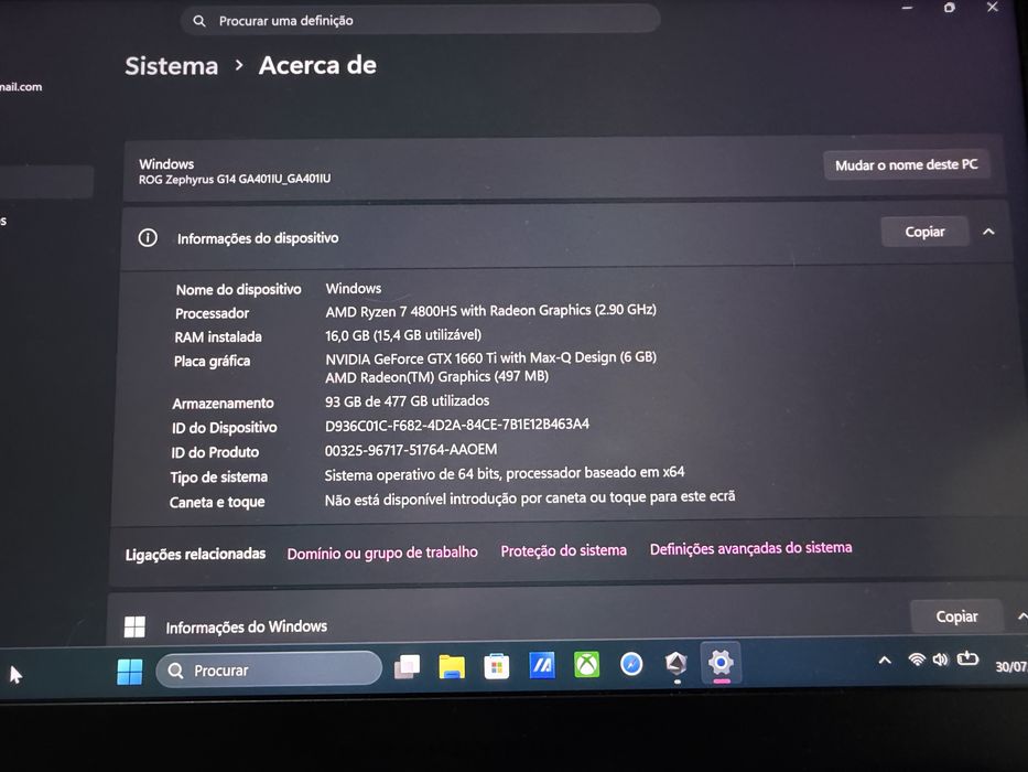 pc gamming ASUS ROG ZEPHYRUS G14