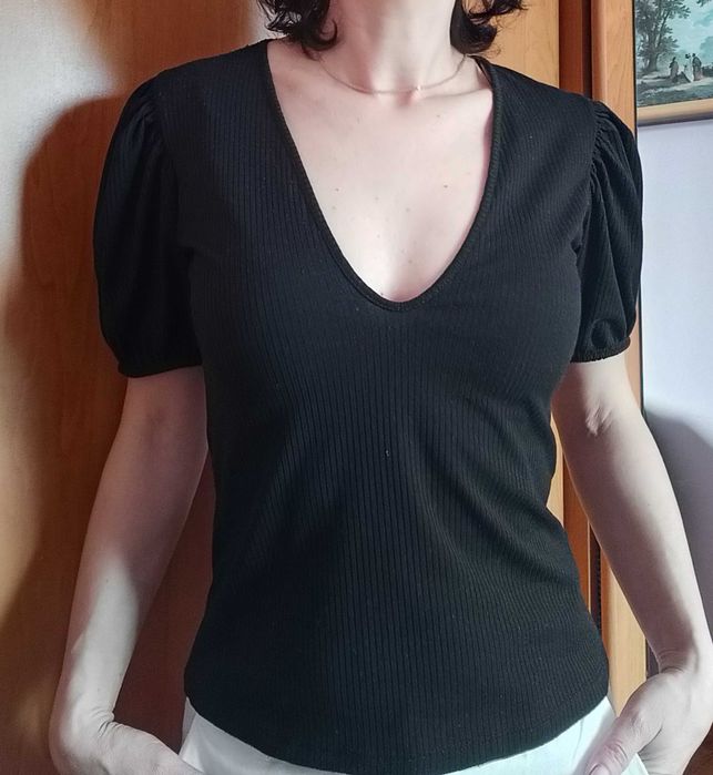 Bluza damska krótki rękaw S