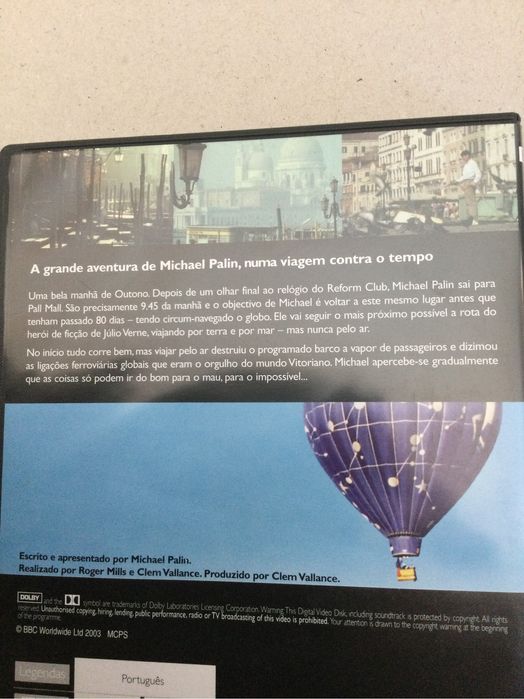 DVD Volta ao Mundo em 80 dias - Michael Palin