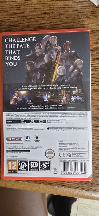 Tales of Arise Nintendo Switch 2
