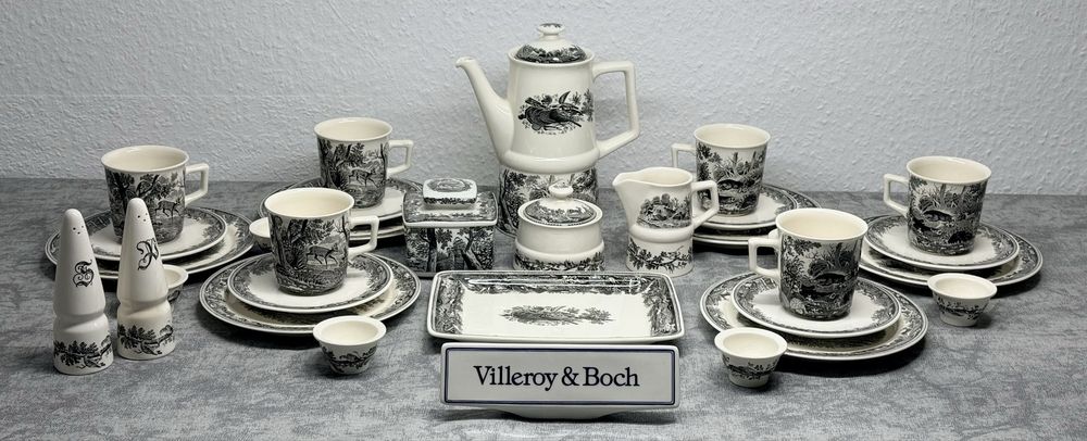 Фарфоровый чайно кофейный сервиз Villeroy Boch серии Artemis GDR Герма